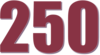 250 — изображение числа двести пятьдесят (картинка 3)