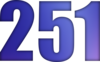 251 — изображение числа двести пятьдесят один (картинка 6)