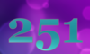 251 — изображение числа двести пятьдесят один (картинка 5)