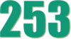 253 — изображение числа двести пятьдесят три (картинка 3)
