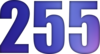 255 — изображение числа двести пятьдесят пять (картинка 6)