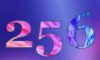 256 — изображение числа двести пятьдесят шесть (картинка 5)