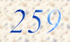 259 — изображение числа двести пятьдесят девять (картинка 4)