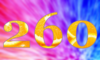 260 — изображение числа двести шестьдесят (картинка 5)