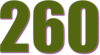 260 — изображение числа двести шестьдесят (картинка 3)