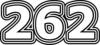 262 — изображение числа двести шестьдесят два (картинка 7)