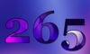 265 — изображение числа двести шестьдесят пять (картинка 5)
