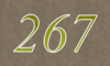 267 — изображение числа двести шестьдесят семь (картинка 4)