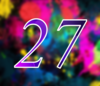 27 — изображение числа двадцать семь (картинка 4)