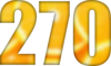 270 — изображение числа двести семьдесят (картинка 6)