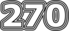 270 — изображение числа двести семьдесят (картинка 7)