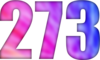 273 — изображение числа двести семьдесят три (картинка 6)