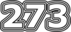 273 — изображение числа двести семьдесят три (картинка 7)