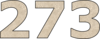 273 — изображение числа двести семьдесят три (картинка 2)