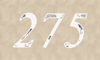 275 — изображение числа двести семьдесят пять (картинка 4)
