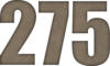 275 — изображение числа двести семьдесят пять (картинка 6)