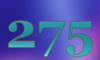275 — изображение числа двести семьдесят пять (картинка 5)