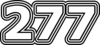 277 — изображение числа двести семьдесят семь (картинка 7)
