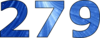 279 — изображение числа двести семьдесят девять (картинка 2)