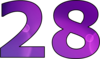 28 — изображение числа двадцать восемь (картинка 2)