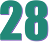 28 — изображение числа двадцать восемь (картинка 3)