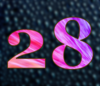 28 — изображение числа двадцать восемь (картинка 5)