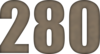 280 — изображение числа двести восемьдесят (картинка 6)