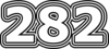 282 — изображение числа двести восемьдесят два (картинка 7)