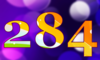 284 — изображение числа двести восемьдесят четыре (картинка 5)