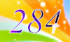 284 — изображение числа двести восемьдесят четыре (картинка 4)