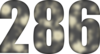 286 — изображение числа двести восемьдесят шесть (картинка 6)