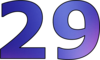 29 — изображение числа двадцать девять (картинка 2)
