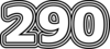 290 — изображение числа двести девяносто (картинка 7)