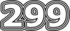 299 — изображение числа двести девяносто девять (картинка 7)