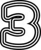 3 — изображение числа три (картинка 7)