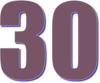 30 — изображение числа тридцать (картинка 3)