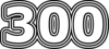 300 — изображение числа триста (картинка 7)