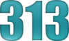 313 — изображение числа триста тринадцать (картинка 6)