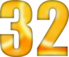 32 — изображение числа тридцать два (картинка 6)