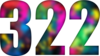 322 — изображение числа триста двадцать два (картинка 6)