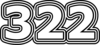 322 — изображение числа триста двадцать два (картинка 7)