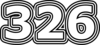 326 — изображение числа триста двадцать шесть (картинка 7)