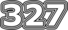 327 — изображение числа триста двадцать семь (картинка 7)