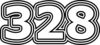 328 — изображение числа триста двадцать восемь (картинка 7)