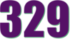 329 — изображение числа триста двадцать девять (картинка 3)