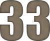 33 — изображение числа тридцать три (картинка 6)