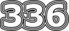 336 — изображение числа триста тридцать шесть (картинка 7)