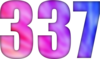 337 — изображение числа триста тридцать семь (картинка 6)