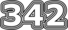 342 — изображение числа триста сорок два (картинка 7)
