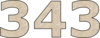 343 — изображение числа триста сорок три (картинка 2)